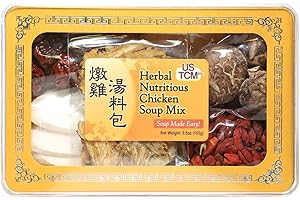 USTCM Herbal Nutritious Chicken Soup Mix Soup Base 燉雞湯料包 Soup Made Easy! 3-4 Sevings 5.5oz