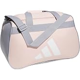 adidas Power Gym Bag &ndash; Lightweight Small Duffel, Blush Pink/White/Halo Silver Grey, OSFA