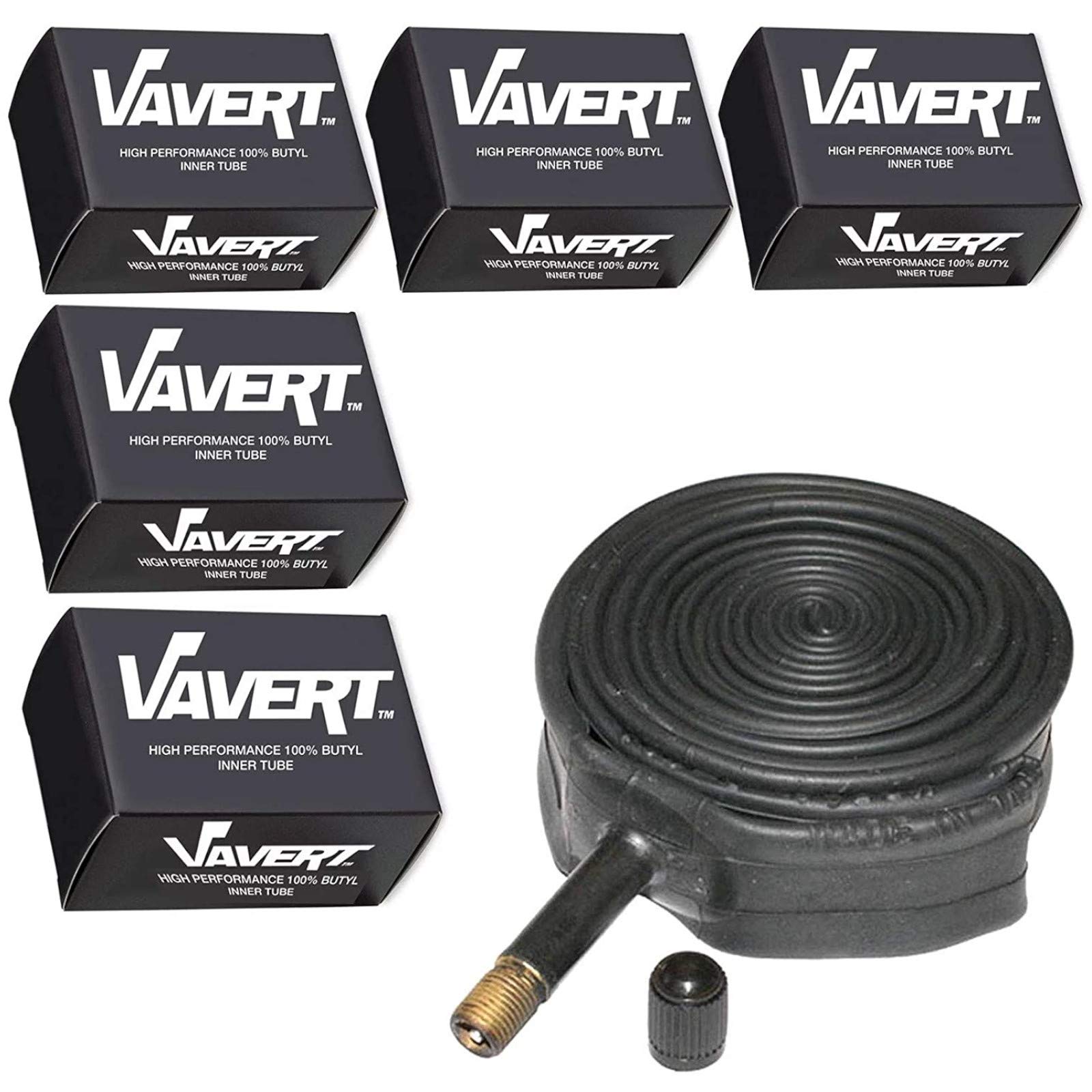 Vavert 700 x 35-45c Hybrid Bike Inner Tubes - Schrader Valve (Pack of 5)