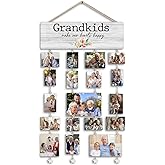 Lacama Grandma Gifts from Grandkids，Gifts for Grandma Grandkids Photo Frame，Grandchildren Picture Frame，Grandmother Birthday Christmas for Grandma, Grandparents Gift