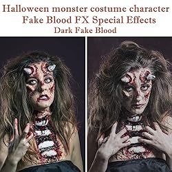 Go Ho Dark Fake Blood Makeup (2 oz),Fake Blood