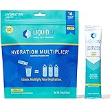 Liquid I.V. Hydration Multiplier - Lemon Lime - Hydration Powder Packets | Electrolyte Supplement Drink Mix | Low Sugar | Eas