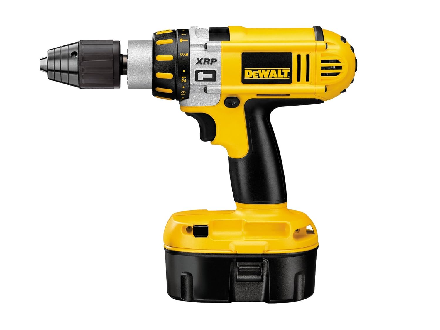 DeWalt DC925KA XRP Combi Drill with 2 18V 2.4Ah NiCad Batteries (Old