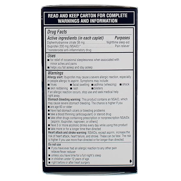 ADVIL PM CAPLETS 120 EA ( PACK OF 3)