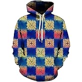 Aueoero Men 3D Print Pullover Hoodies - Teen Women Graphic Sweatshirt