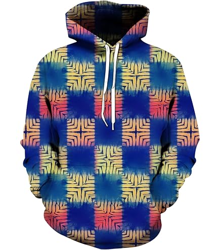 HANZSPROUT Unisex Majestic Lion Hoodie For Men, 3D Roar Lion