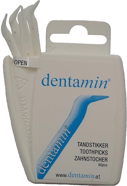 Compra dentamin – Caja, 3 x Mondadientes (60 unidades en caja dispensadora en Amazon.es