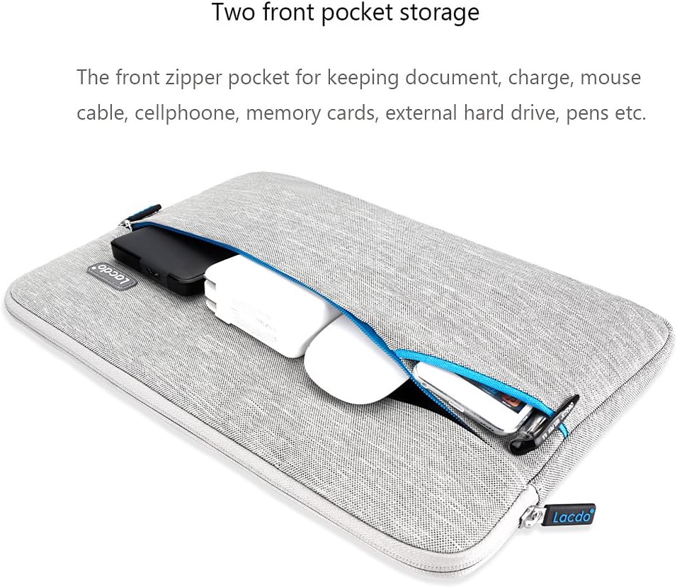 Lacdo Laptop Sleeve Case Bag 13 inch New MacBook Air M4 A3240 2025/M3 A3113/M2 A2681/M1 A2337 - Image 5