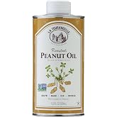 La Tourangelle Roasted Peanut Oil, Expeller-Pressed Made in USA, 16.9 fl oz | Family-owned since 1867, Kosher, Gluten Free, Non-GMO, Rich Flavor, Great for Cooking &amp; Baking, Med-High Heat, Unrefined