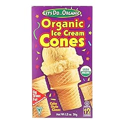 Let's Do...Organic Ice Cream Cones, 12 Count Boxes