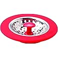 MSC International Black or Red Joie Kitchen Sink Stopper and Strainer Basket, Stainless Steel and Plastic