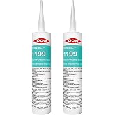 Dowsil 1199 Silicone Glazing Sealant 10.3 oz Clear (2-Pack)