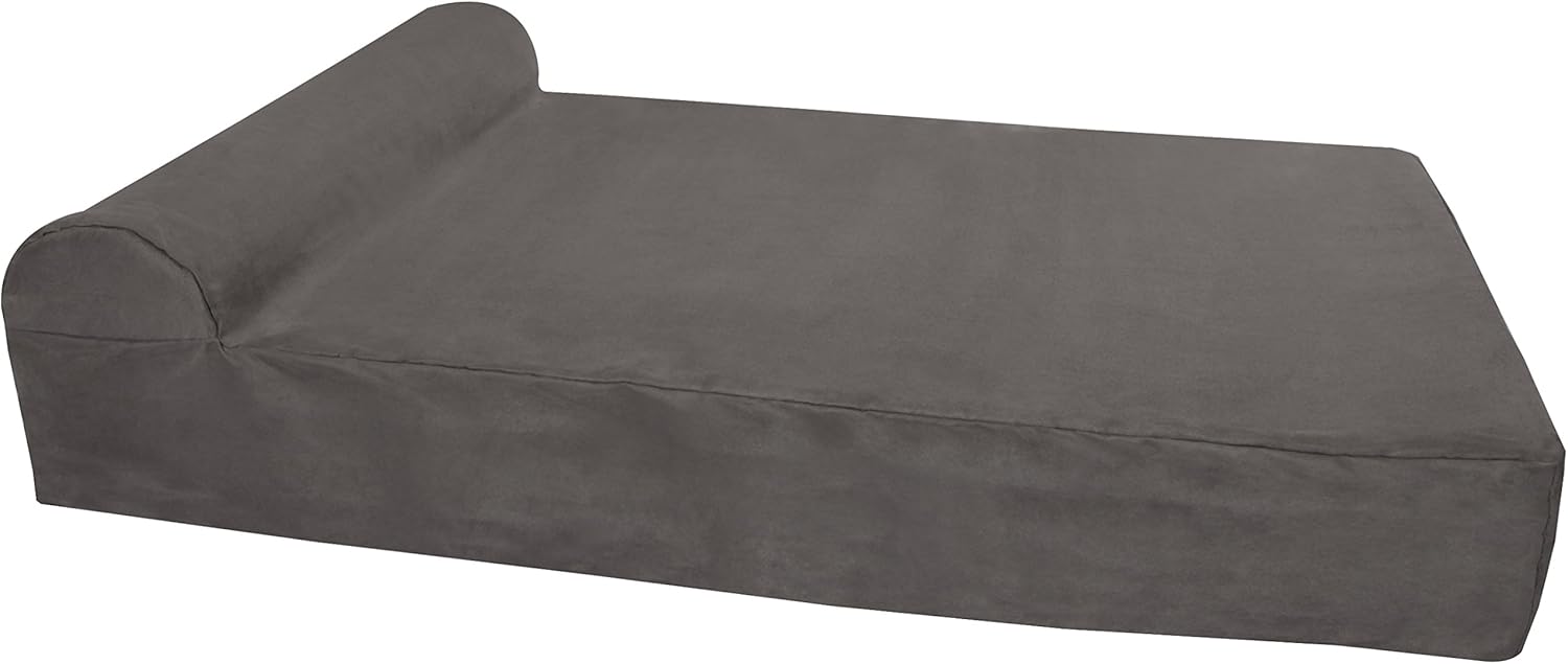 Big Barker 7" Orthopedic Dog Bed with Pillow-Top (Headrest Edition) | Dog Beds Made for Large, Extra Large & XXL Size Dog Breeds | Removable Durable Microfiber Cover | Made in USA : Pet Supplies