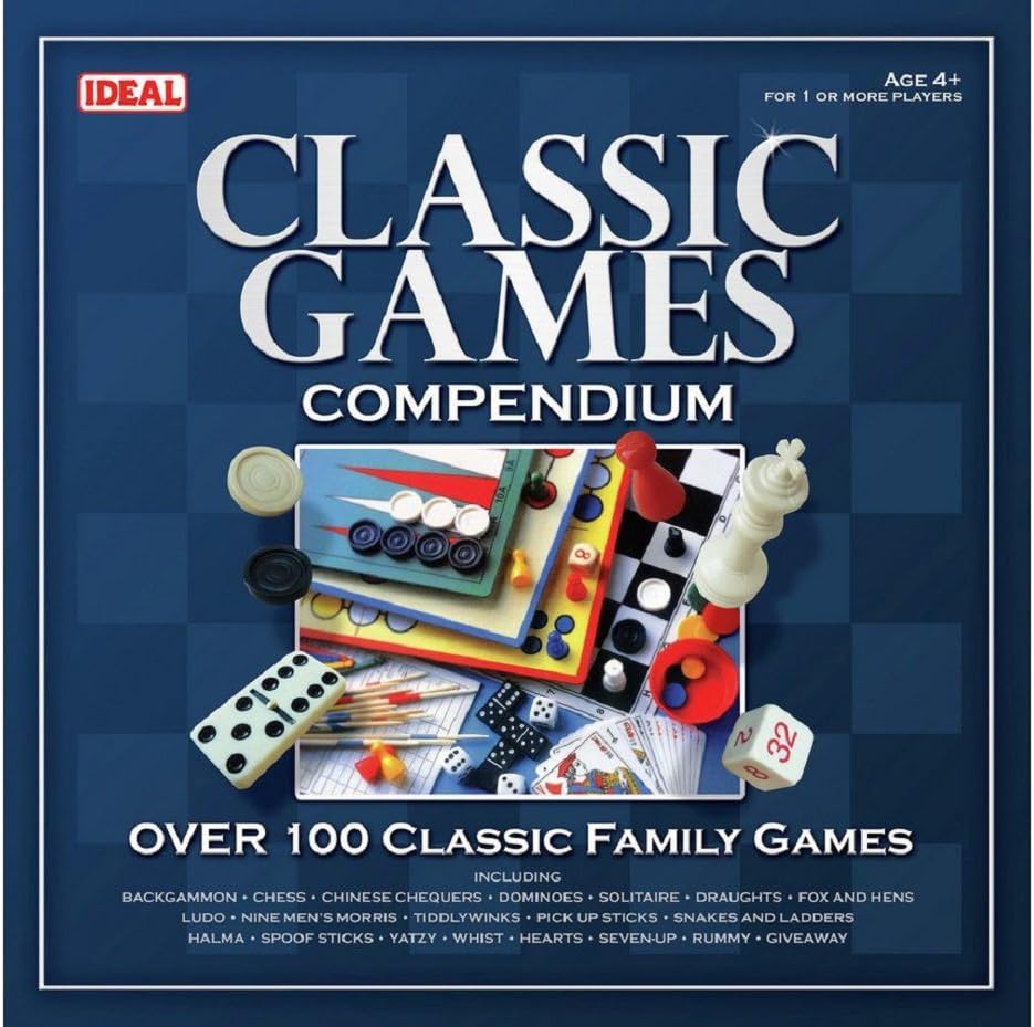 Ideal Classic Games Compendium Over 100 Classic Family Games 1+ Players