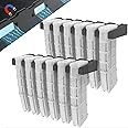 LULACOOL Magnetic PMAG Wall Mount | PMAG Holder, Mag Storage Rack for Amend 2, Hexmags, MFTmags, AR Magazine Holder for PMAG 30 Round 5.56 223 | Ammo Wall Mount Display Organozation for Gun Room