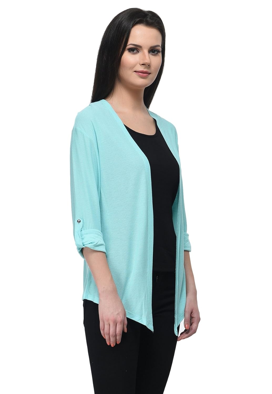 frenchtrendz women viscose crepe shrug