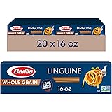 Barilla Whole Grain Pasta, Linguine, 16 Ounce (Pack of 20)