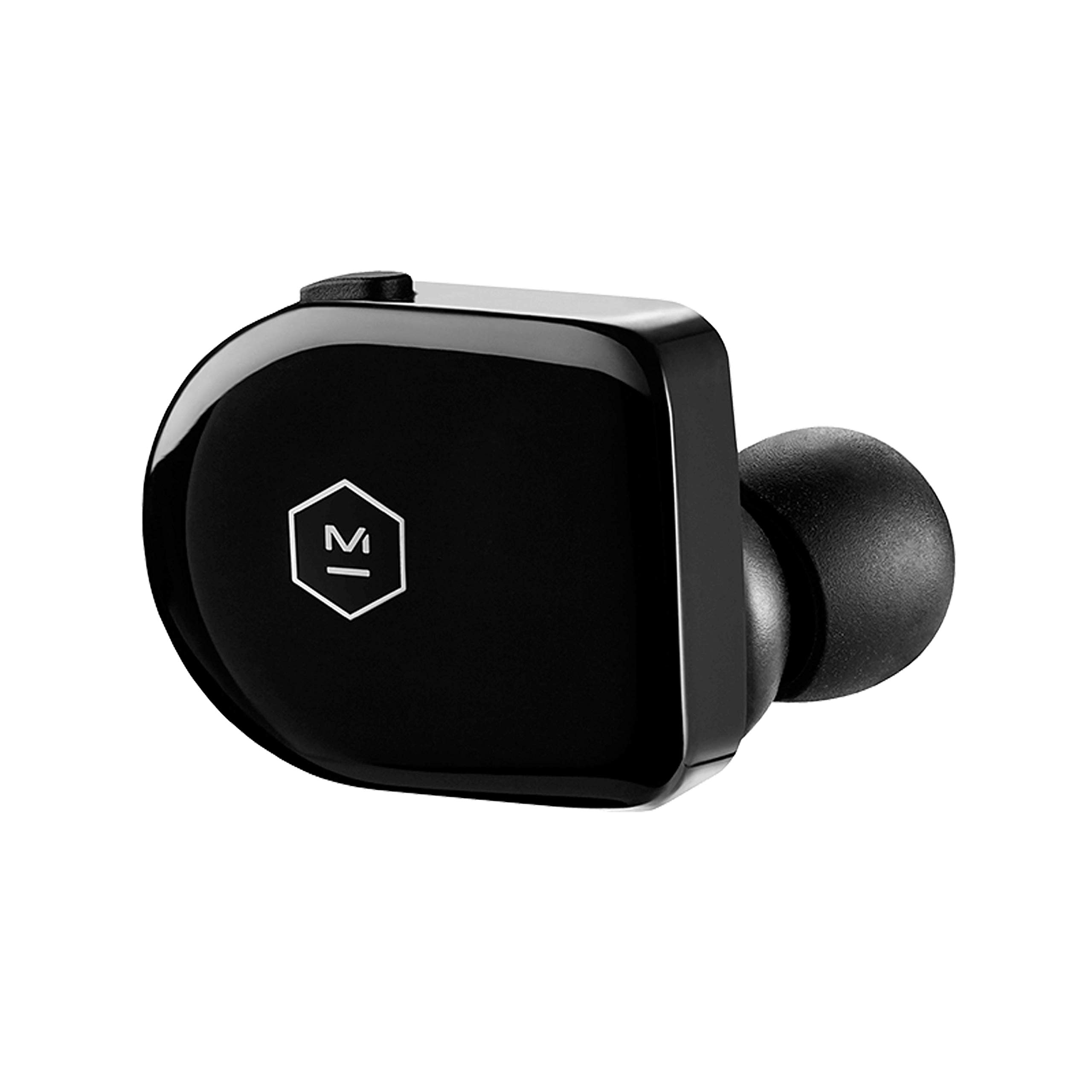Photo 1 of Master & Dynamic MW07 True Wireless Earphones - Bluetooth Enabled Noise Isolating Earbuds - Lightweight Quality Earbuds for Music, Piano Black (MW07PB)