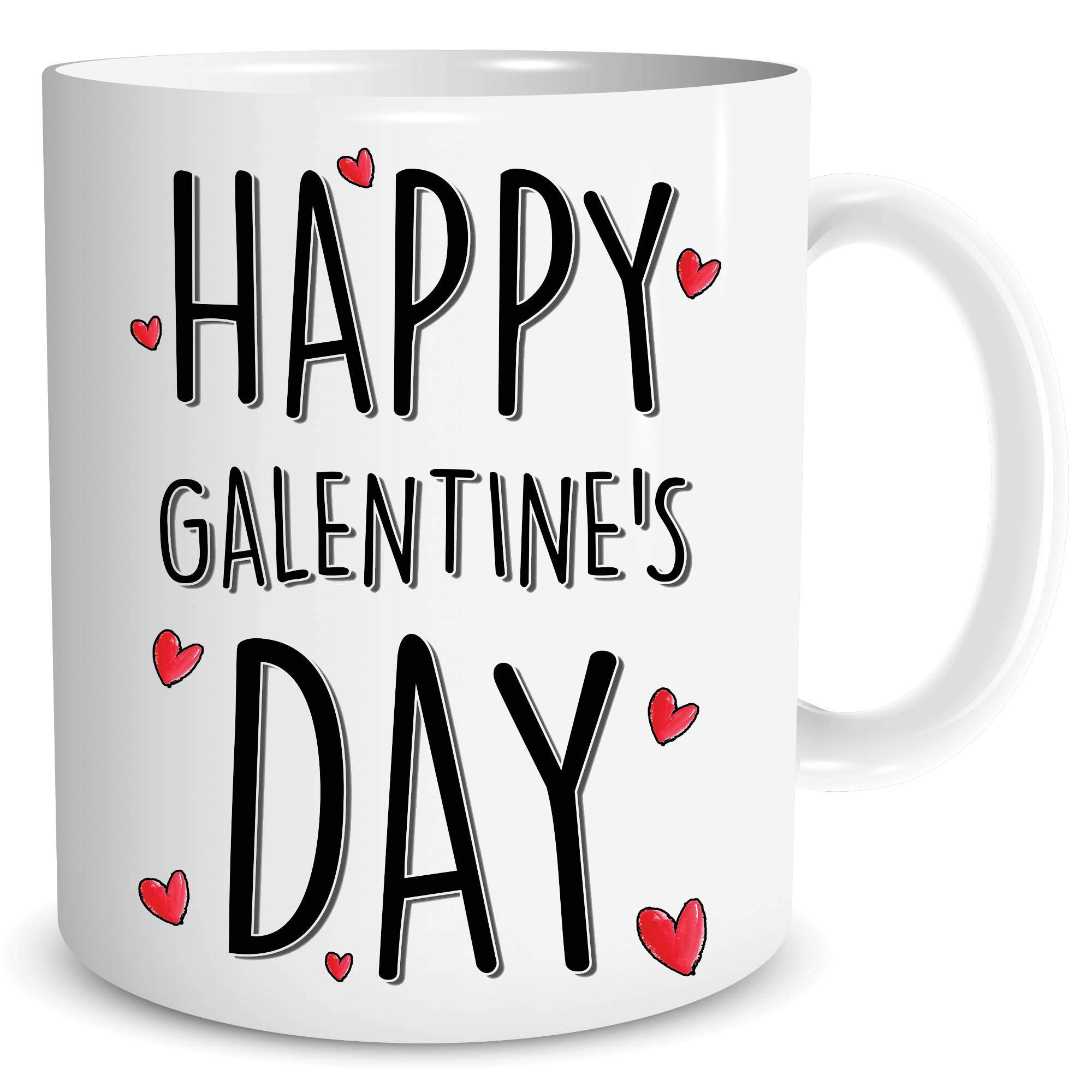 Funny Valentine's Mugs Happy Galentine's Day Bestie Friend Colleague WSDMUG1557
