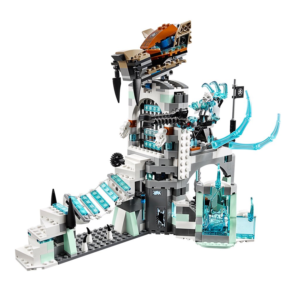 lego chima sir fangar's ice fortress