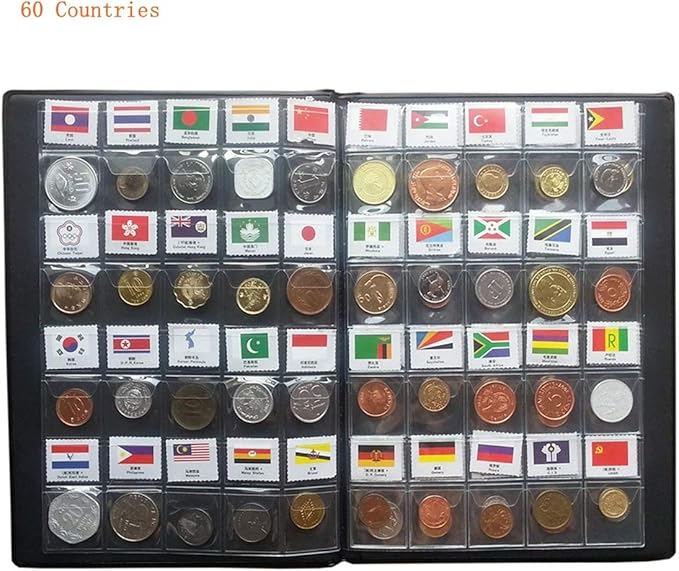 60 Countries Coins Collection Set Fine Coins 100 Original