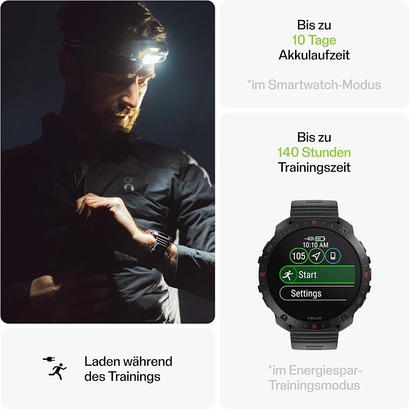 Grit X2 Pro Outdoor GPS Horloge Saffierglas