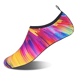 WateLves Womens and Mens Kids Water Shoes Barefoot