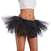 Women Tutu Adult Tulle Skirt Costume for Women 6 Layers Womens Tutu Skirts for Girls Halloween Ballet
