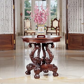 Amazon Com Mahogany Antique Replica Handcarved Hallway Center