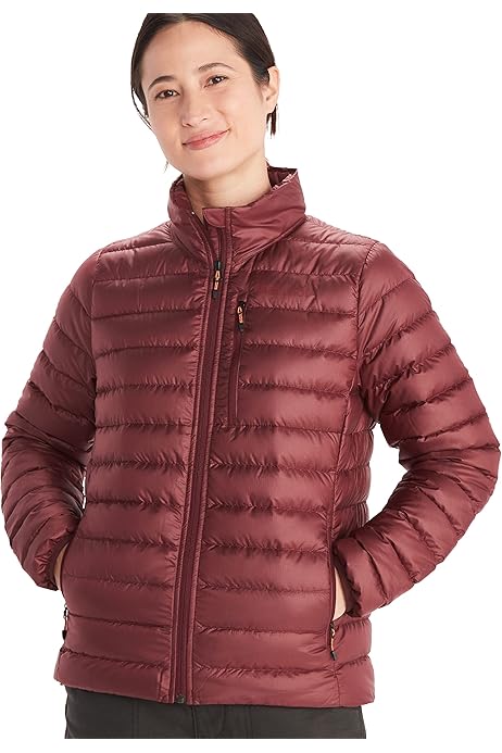 Tahoe Down Chaqueta De Pluma Amarilla Sobre Un Fondo Blanco Foto