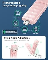 Mexllex Rechargeable Book Reading Light with 3 Color Temp 5 Brightness Levels view 5