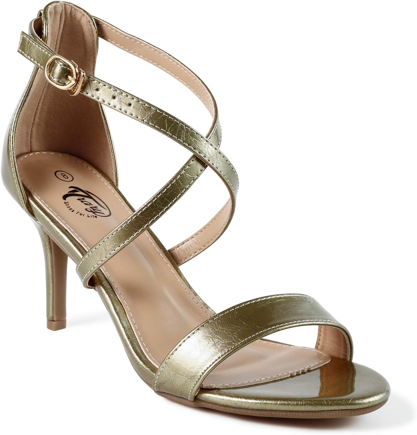 Trary Women's Fashion Stilettos Dress High Heel Sandals