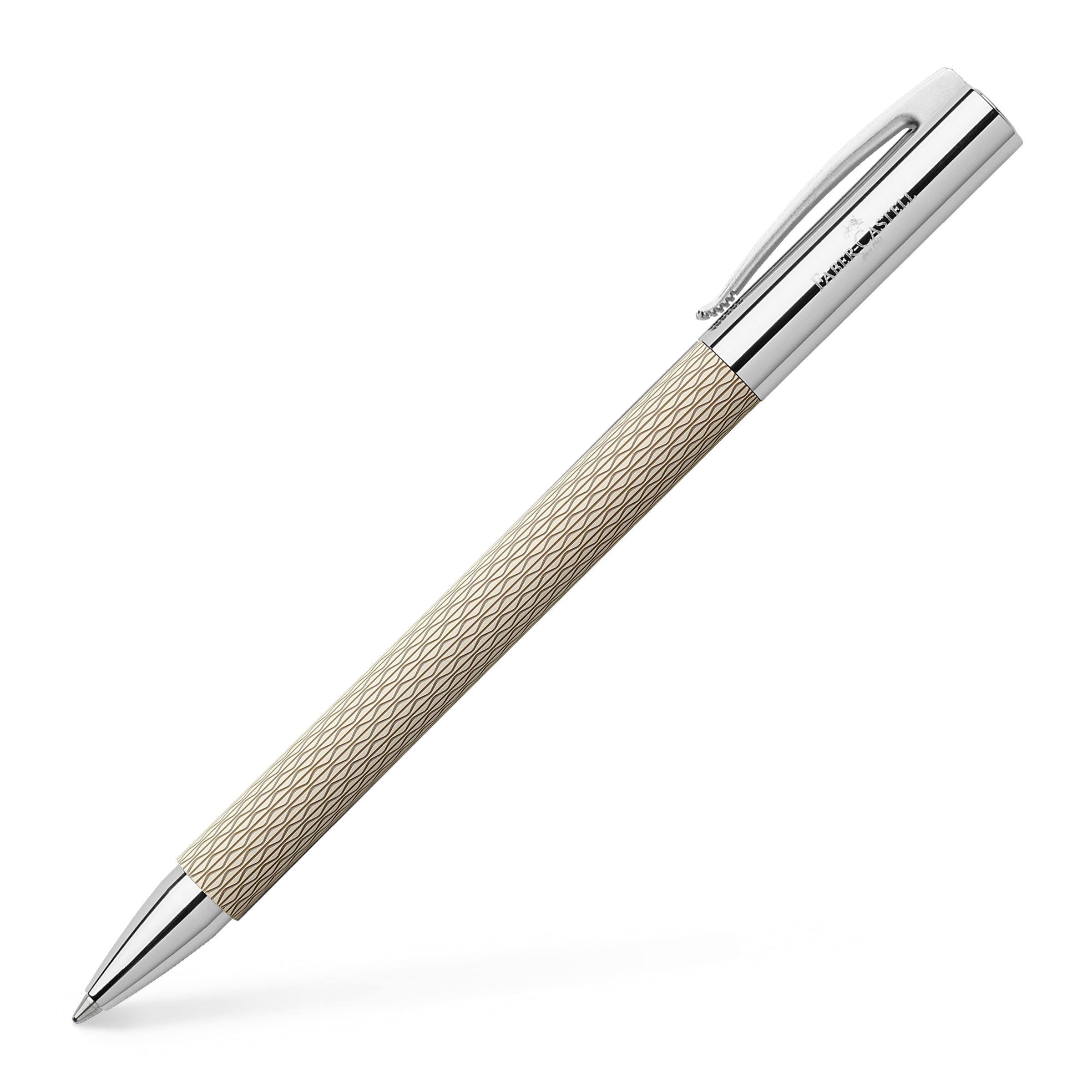 FABER-CASTELL Ambition OpArt 149616 Twist Ballpoint Pen, White Sand — image 1