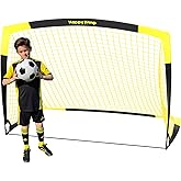 Happy Jump 7x5 FT & 5x3.6 FT Portable Soccer Goal for Youth Players Ages 6–14, Large-Frame Design Built for Long-Term Development, Easy Setup for Backyard, Park or School Training
