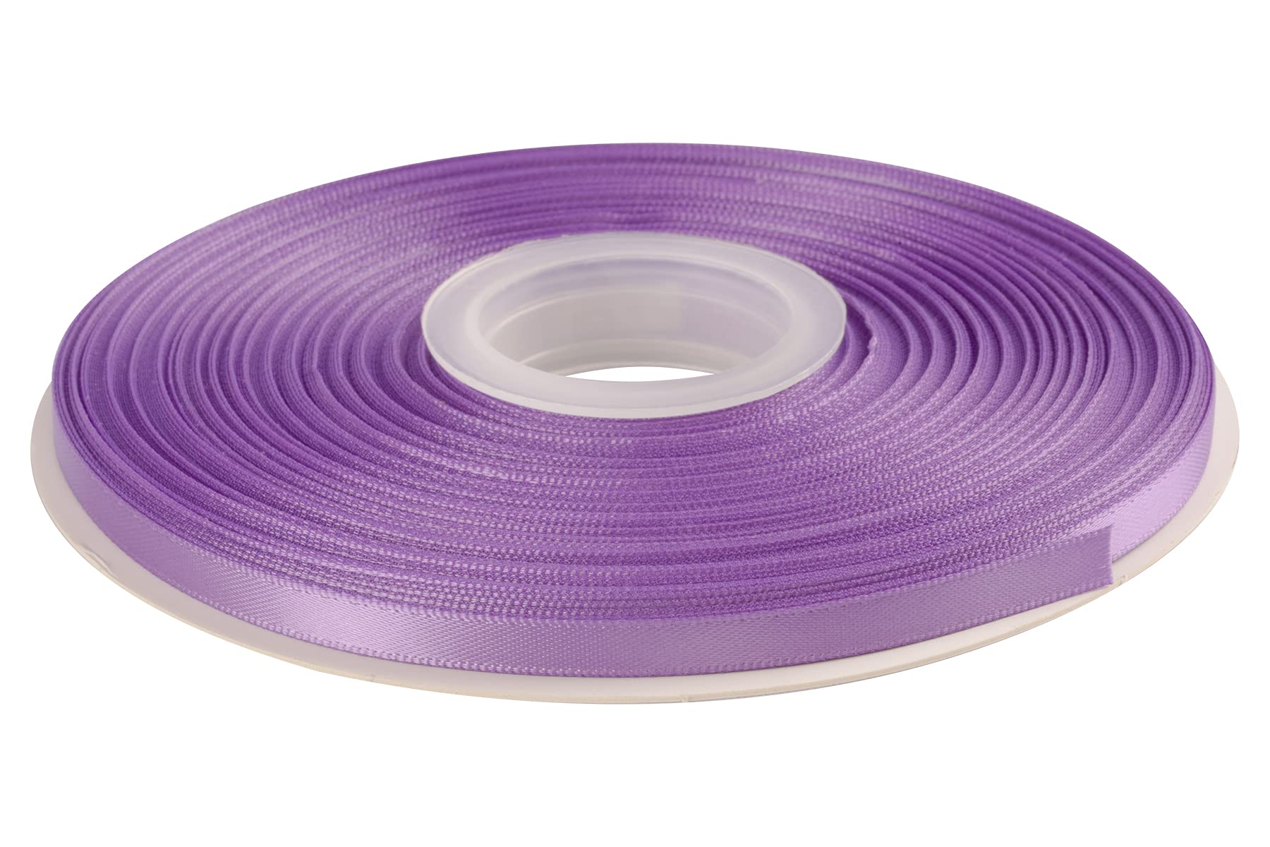 AVANAVA 6mm Wide Double Face Satin Ribbon - 45 Meters (463-Grape)
