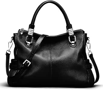 black leather purse
