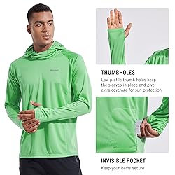 BALEAF Men's Sun Protection Hoodie Shirt UPF