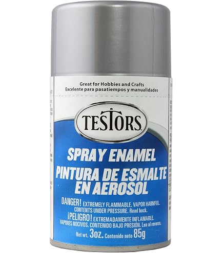 1/4 Oz Silver Model Paint 1146TT Metal Finish Testors 1/4 Oz Silver ...