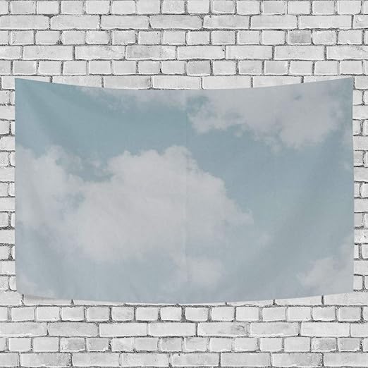 Zara Decor Tapiz De Pared Para Colgar En La Pared Con Nubes De