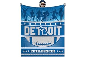 NHVGRFD Blue Blanket Gifts for Men Women Youth, Team Colors Fans Flannel Throw Blankets, Super Soft Warm Lightweight Blankets and Throws for Couch Bed Travel 50" x 60"