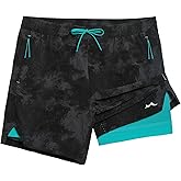 maamgic Men's Athletic Running Shorts with Liner Ultra Lightweight Workout Shorts 5"/ 7"