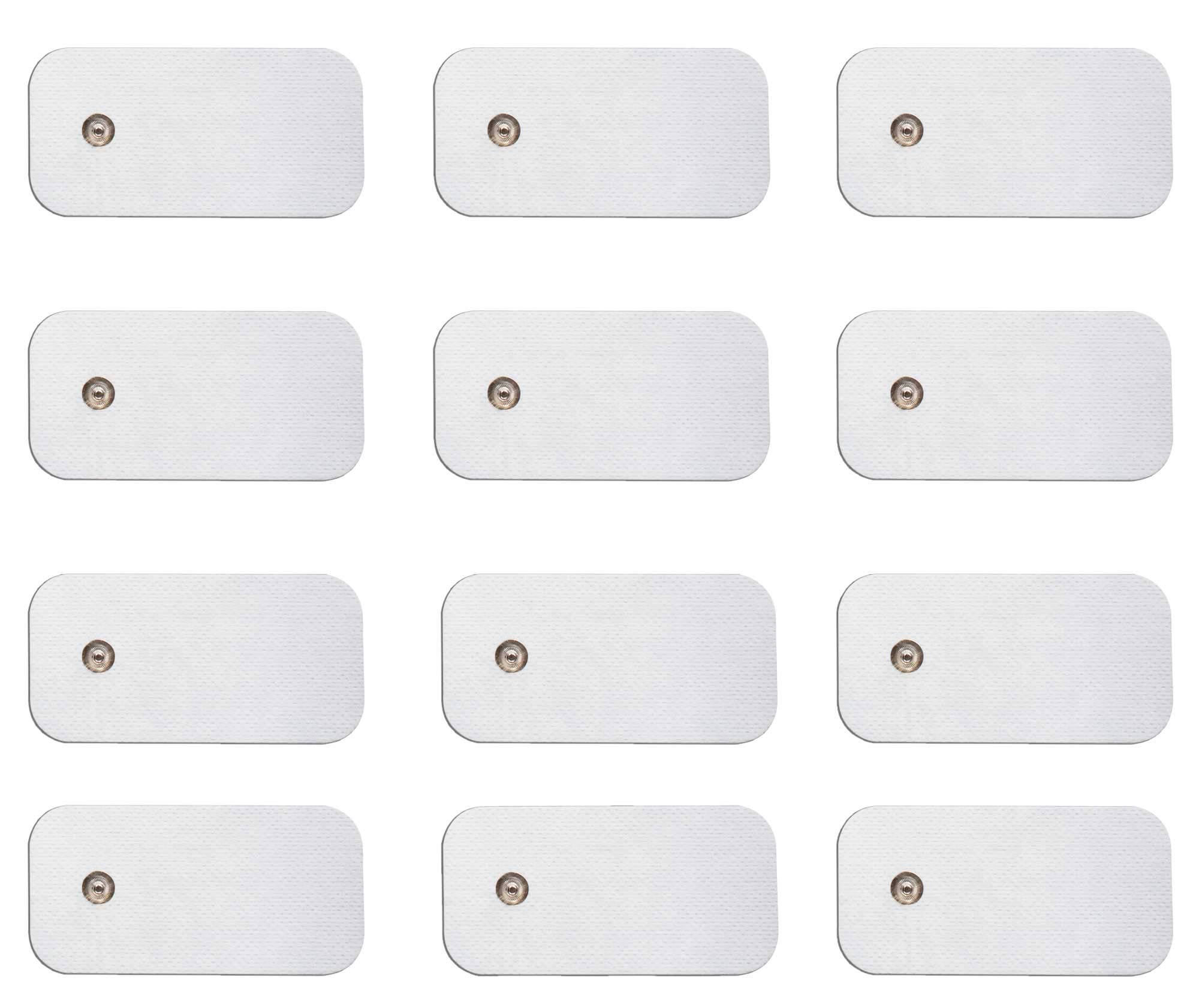 MED-FIT 5x10cm Flexi iSTIM TENS Pads with 12 x 3.5mm Studs: Compatible with Beurer, Sanitas, and Most TENS Massage Machines on Amazon