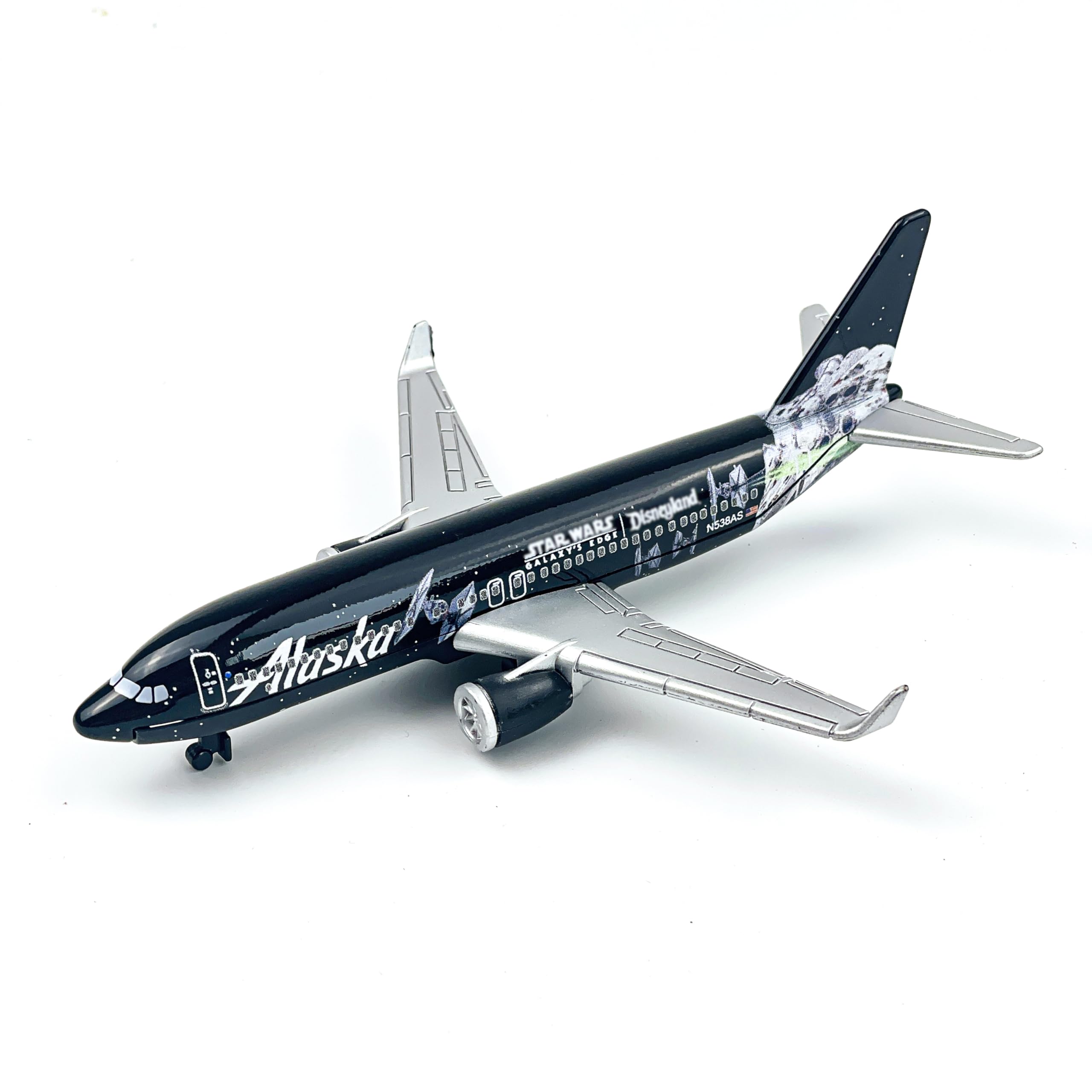 Photo 1 of WngAur Alaska Airplane Model, Die-cast Metal Model Planes with Plastic Parts, Suitable for Collection and Gifts, N538AS