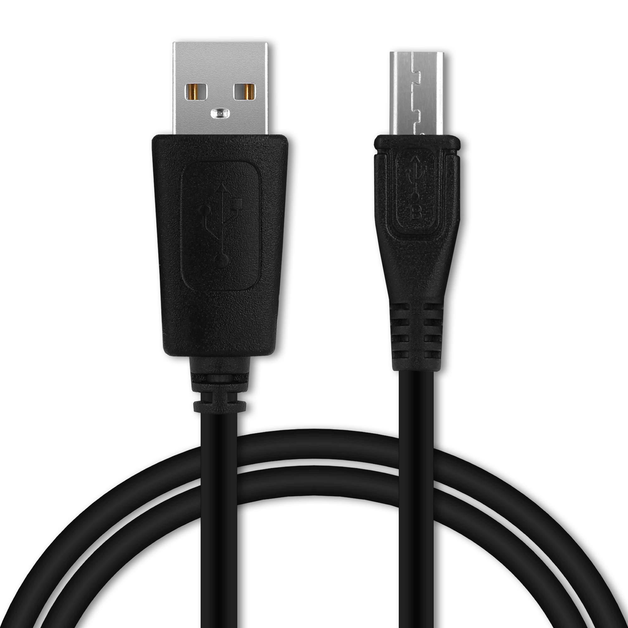 CELLONIC USB cable (LONG CONNECTOR) 1m compatible with DOOGEE S30 / S40 / S50 / S55 / S60 / S60 Lite / S70 Lite Charging Cable Micro USB to USB A 2.0 Data Cable 1A Black PVC Lead USB Wire