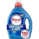 Persil Original Liquid Laundry Detergent, 110 Loads, 82.5 Fl Oz | Deep Clean &amp; Care, Helps Protect Colors, Tackles Tough Stains, Ultra Concentrated Formula, HE Safe, All Water Temperatures