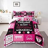 Manfei Volleyball Comforter Set King Size, Sports