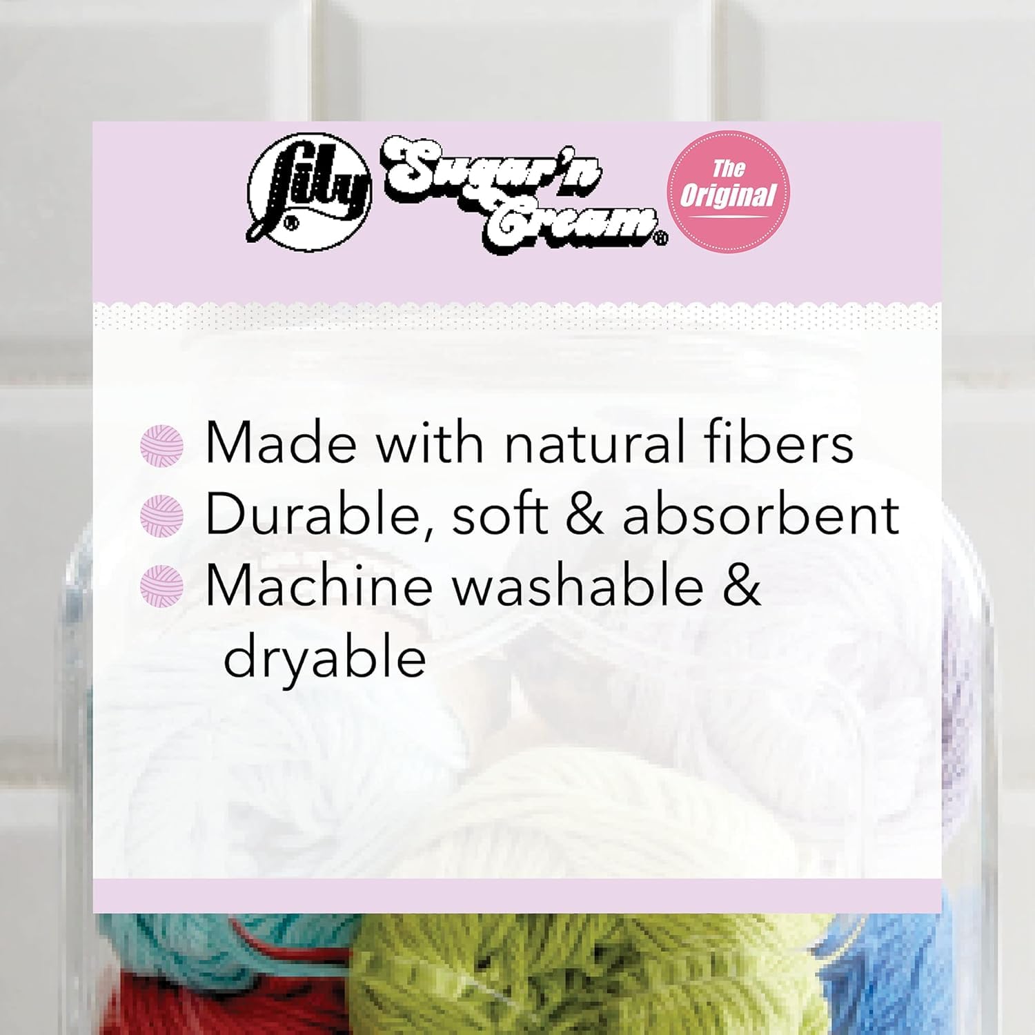Lily Sugar 'N Cream The Original Ombre Yarn, 2oz, Gauge 4 Medium, 100% Cotton, Painted Desert - Machine Wash & Dry