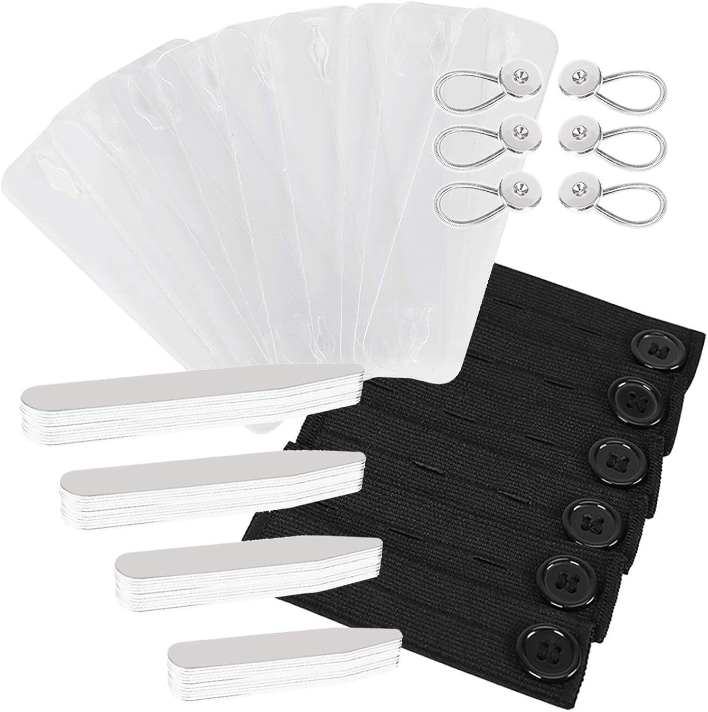 HDE Collar Stays, Collar Extenders for Mens Shirts, Tie Clip Tack Invisible Stay