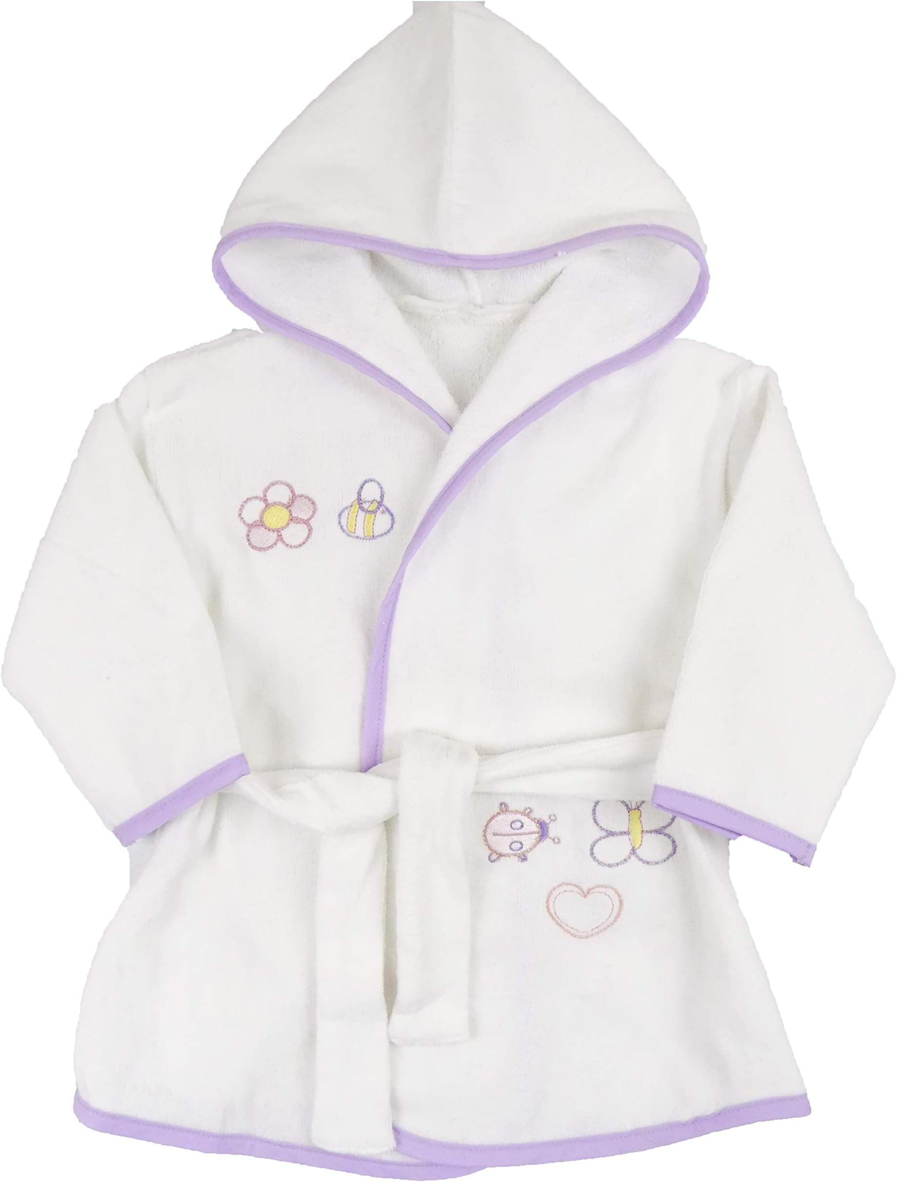Baby Bath Robe Dressing Gown Terry Towel 100% Cotton 6 Months to 3 Years