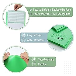 Mr. Pen- Plastic Folders with Pockets and